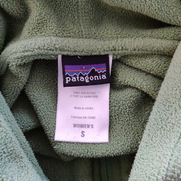 Patagonia Vintage 90s Women's Fleece with Hood - Full Zip - Picture 6 of 7